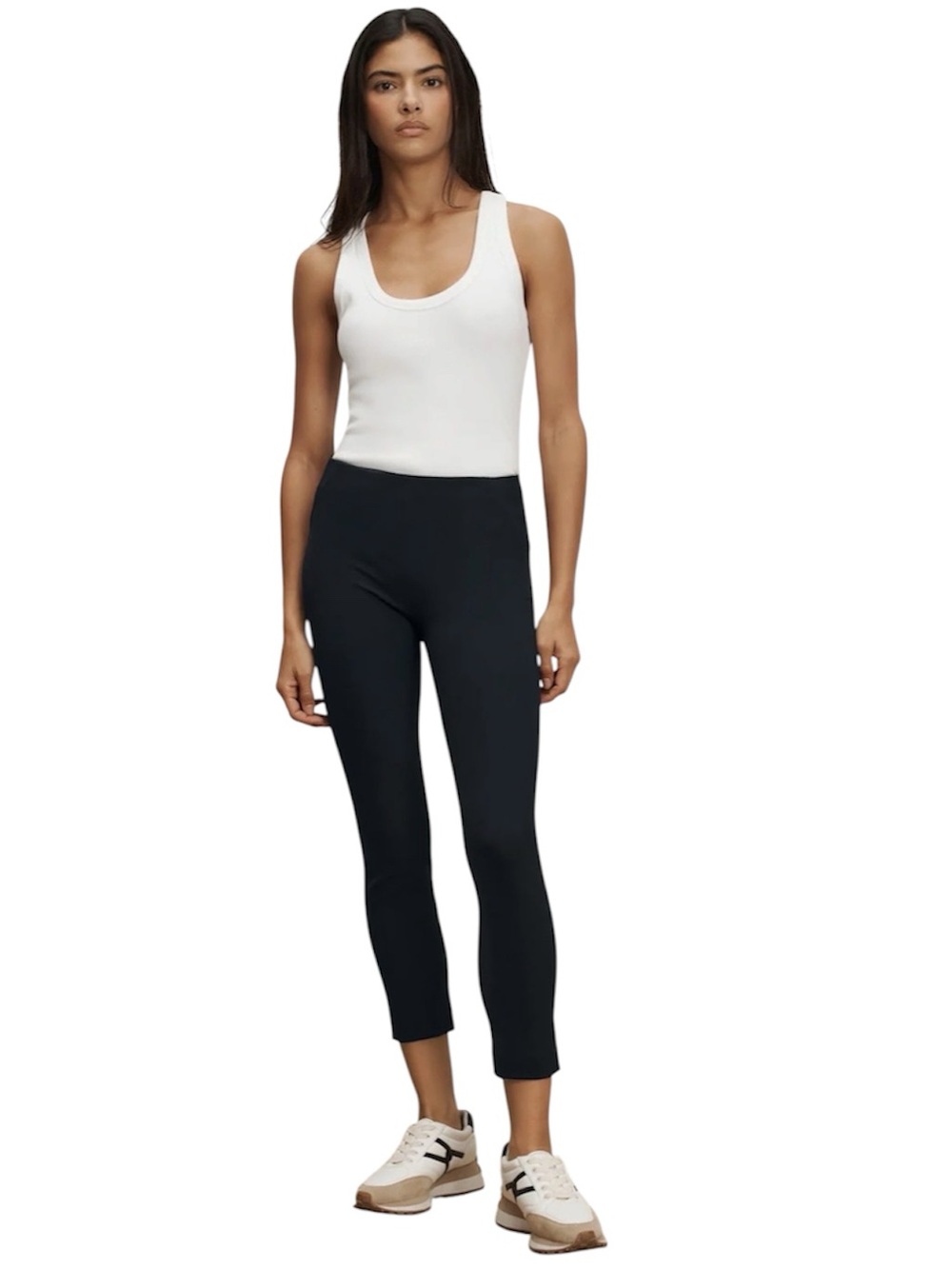 Veronica Beard 2 Pairs Scuba Slim Fit Pants Zip Back Navy Black Size 6 Career